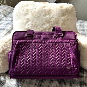Like New lug Caboose Carry All in Purple